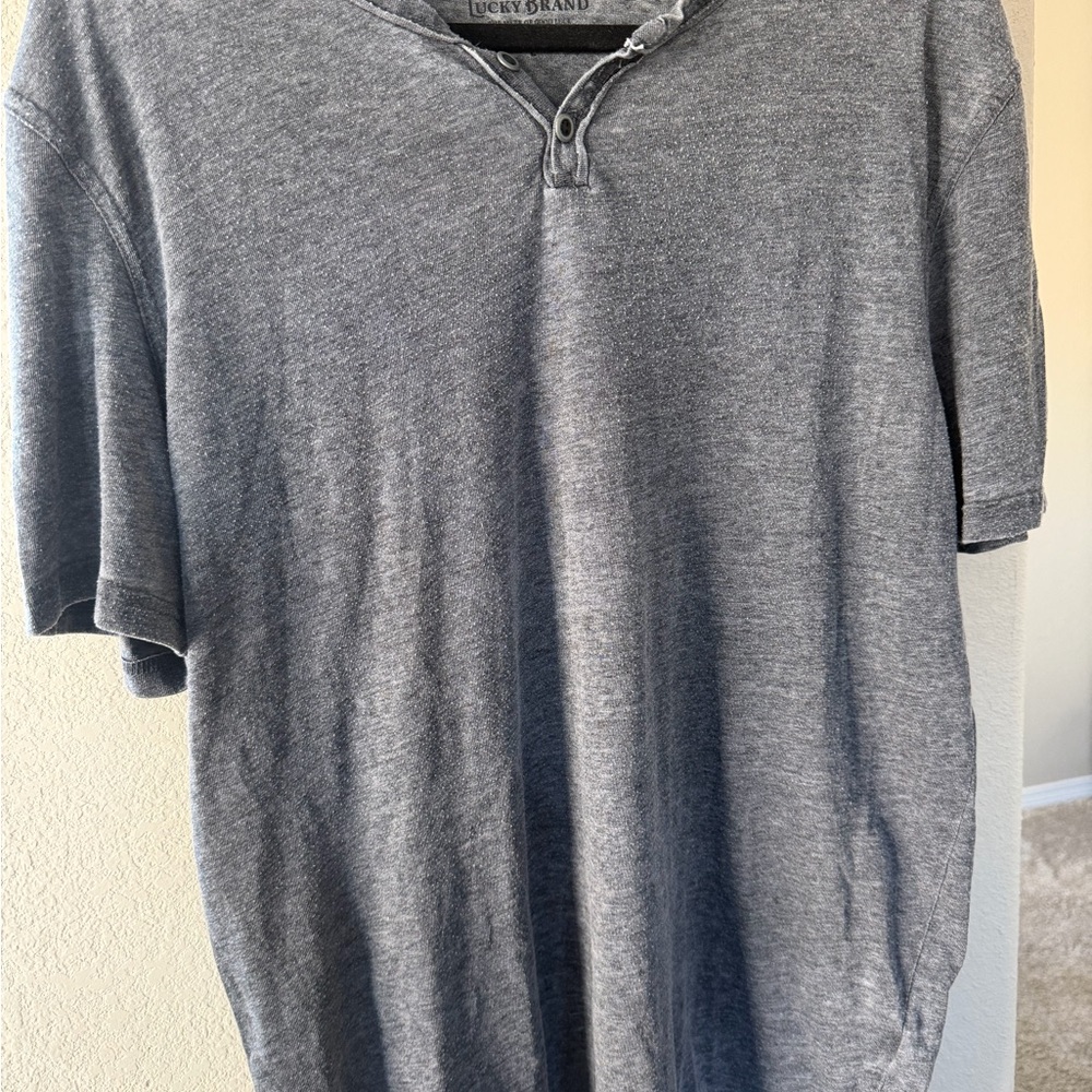 Lucky Brand Charcoal Short Sleeve Tee